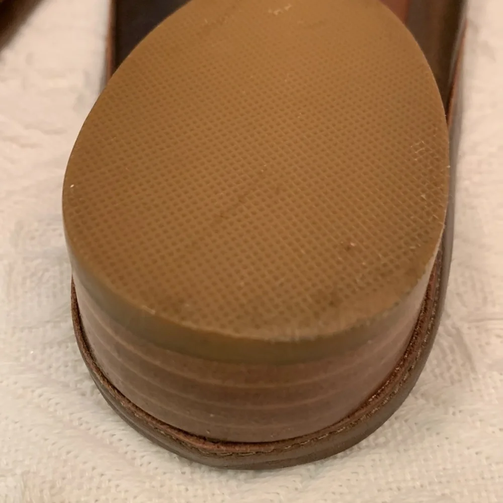 Alfani Leather Slide On Shoe Bronze color size 8 - Picture 4 of 7